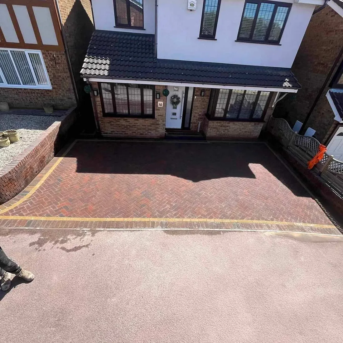 block paving driveway
